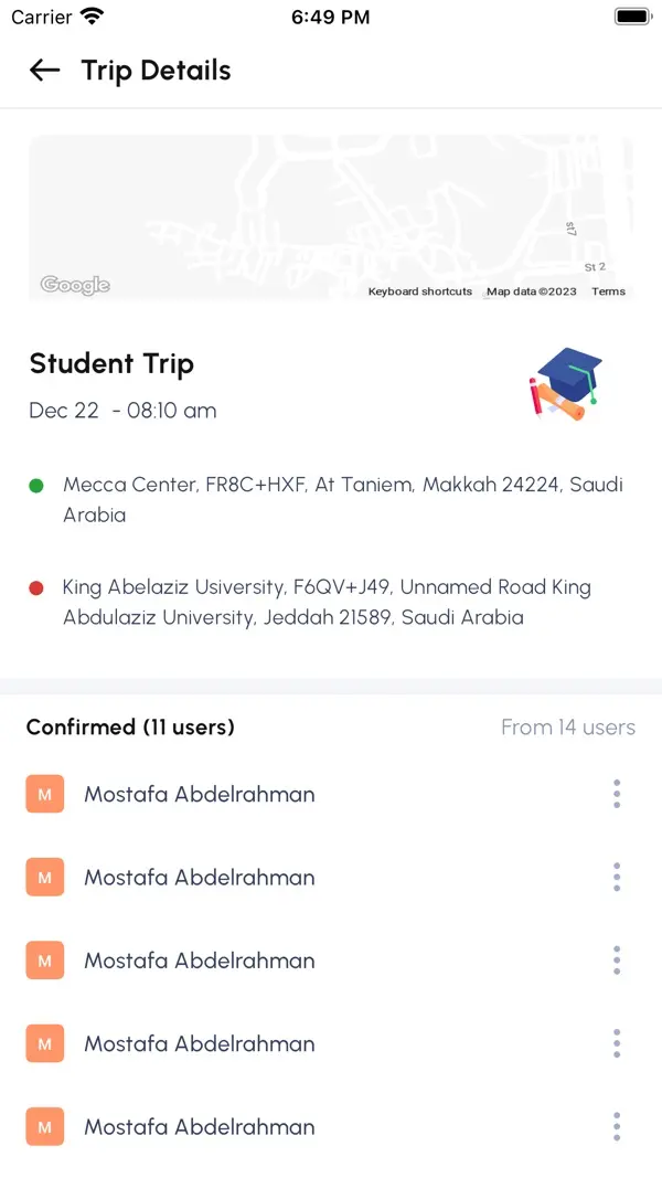 Wosol Transportation screen 4